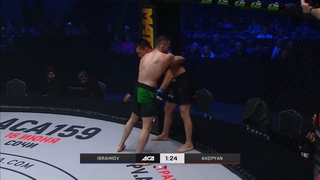 Рыскулбек Ибраимов vs. Арен Акопян | Ryskulbek Ibraimov vs. Aren Akopyan | ACA 158 смотреть онлайн
