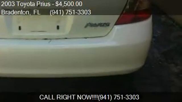 2003 Toyota Prius Base 4dr Sedan for sale in Bradenton, FL 3 смотреть онлайн