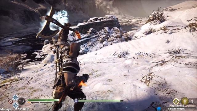 GOD OF WAR Ω Сложность: БОГ ВОЙНЫ?НА 100%●НОВАЯ ИГРА+НГ?ВАЛЬКИРИИ БЕЗ УРОНА! Прохождение #12◆4K HDR