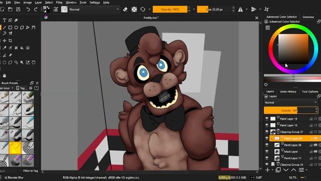 Freddy SpeedPaint [FNAF] смотреть онлайн