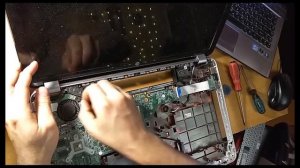 Замена термопасты HP pavilion 17 на скорую руку