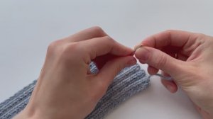 Как незаметно спрятать кончики в вязании