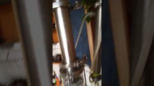 Вакуумная перегонка первый раз.