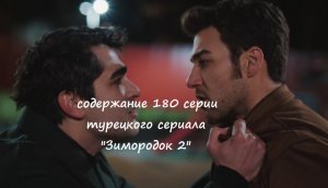 Содержание 180 серии (21 турецкая) второго сезона сериала "Зимородок" (РФ, 2023 / 2024)