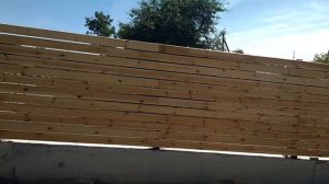 как сделать класный забор из доски  под лак