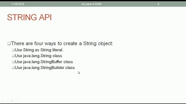 String API in Java | #1 | Various Classes of String API in Java