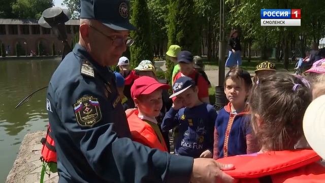 ГТРК Смоленск - Урок безопасности у воды для юных смолян
