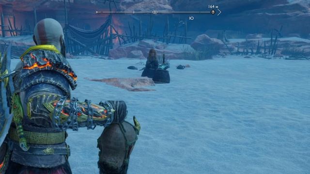 God of War Ragnarok - Дочка Тора подымает Мьельнир после концовки