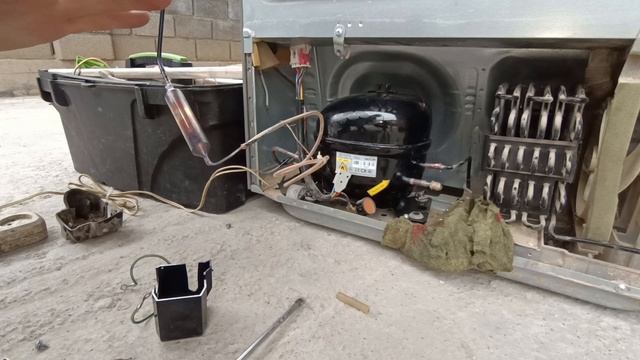 переделка инверторного холодильника LG на простой смотреть онлайн