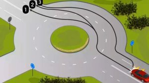 Как проехать перекресток с круговым движением?