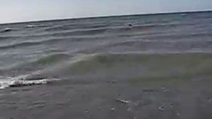 Prijon Cyclone - kayak Surfing Lake Erie 9/17/2008