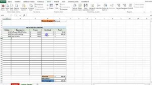 Parte 1.- Mini sistema de ventas , en excel (Factura, descuentos, código de producto, etc).