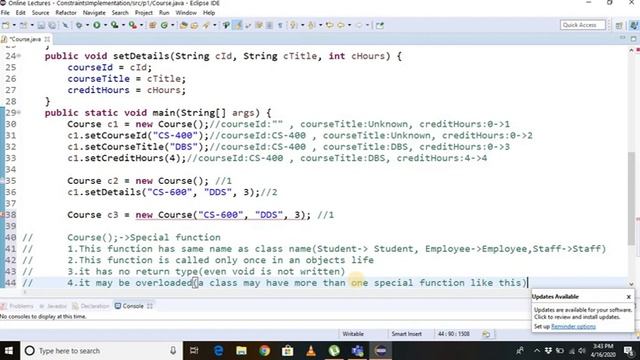 Constructors in java|How to define constructor?|Need of constructor|Rules for writing constructor