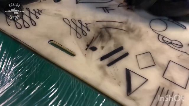 1ч . Плотный покрас и градиент! Полутона! Обучение татуировке! смотреть онлайн