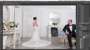 Обработка свадебной фотографии. Wedding photo processing