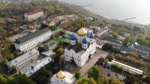 ОДЕССА С ДРОНА 4К. DJI MAVIC PRO. УСПЕНСКИЙ МОНАСТЫРЬ ОДЕССА.