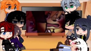 Characters react to each other (pt3/4) (Michael, Noah) Afton family