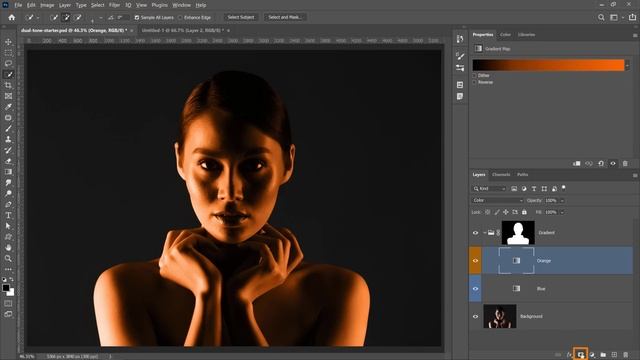 Dual Lighting Effect In Photoshop - Method For Best Results смотреть онлайн