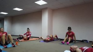 Упражнения на укрепление мышц кора. Юниорки сборной России по лыжным гонкам