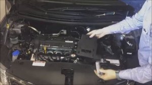 Установка защиты электронного блока управления Hyundai Solaris и Kia Rio (механика)