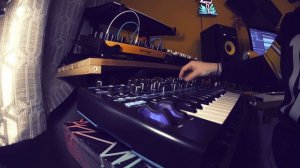 Novation Bass Station II // Behringer Cat // Behringer Crave // Behringer Model D - Late Night Chil