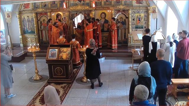 Прямая трансляция Воскресной Литургии в Михаило-Архангельской Харлампиевской церкви (г. Иркутск) смотреть онлайн