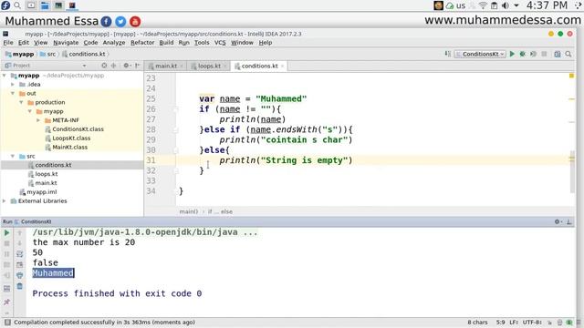 16 Kotlin basics if else Control Flow смотреть онлайн