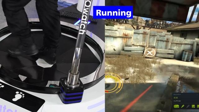 Owatch Virtual Reality VR Walker, Walking, Running and Shooting in the real Battlefield! смотреть онлайн