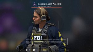 Special Agent Ava FBI skin csgo