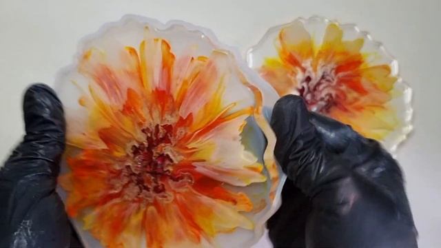 Trying Lets Resin Ocean White Pigment Paste , Resin Art смотреть онлайн