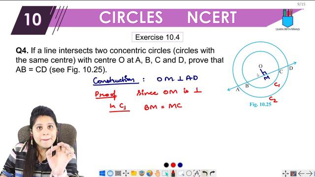 Class 9 Maths | Chapter 10 | Exercise 10.4 Q4 | Circles | NCERT смотреть онлайн