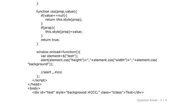 CSS : why javascript this.style[property] return an empty string?