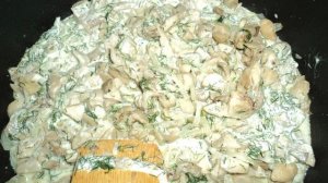 Запеканка с гречкой и грибами