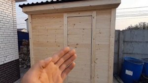 Хозблок своими руками за пару дней