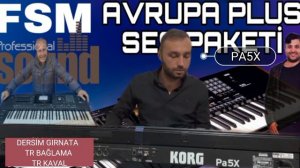 FSM YAMAHA KORG AVRUPA SES PAKETİ KORG PA5X pa4x pa 1000 pa700 ve Yamaha Genos A5000 A3000