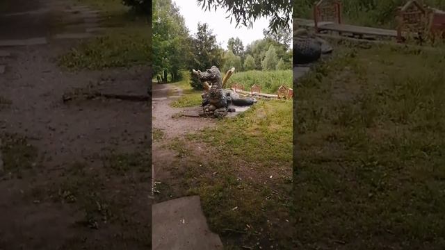 № 308 Июнь 2023 Сказочный дракон. Решила прогуляться по Китайскому парку г.Твери. Первая часть.