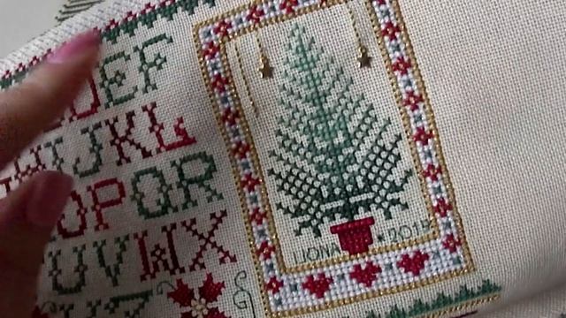 183.Первый финиш в 2019 году! O Tannenbaum Sampler.Stoney Creek