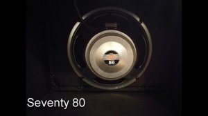 Celestion Vintage 30 vs Seventy 80 - Marshall SL5 Slash