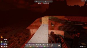 7 Days to Die - В Кровавую луну выживаю на крыше здания