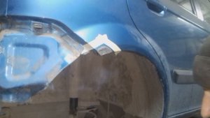 Hyundai  Getz Убираем ржавчину с арок.Покраска проблемных мест.