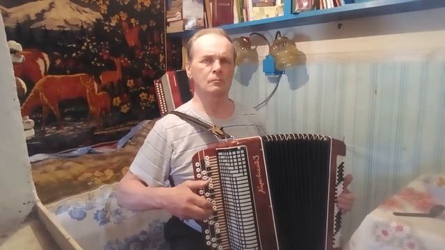 Келья Отшельника. Открытие летней студии записи песен. Проба баяна. смотреть онлайн