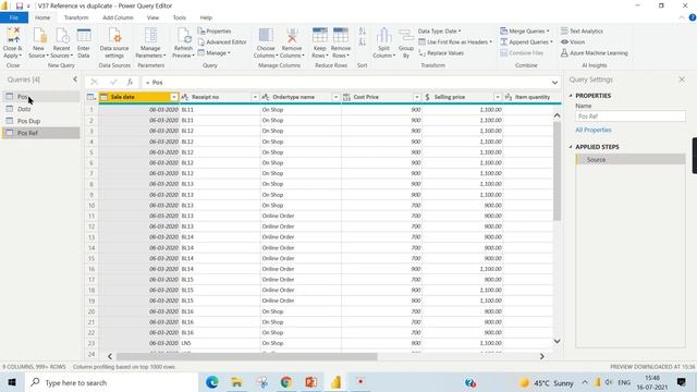 Reference vs. Duplicate in Power Query - Power BI Desktop Tips and Tricks (37/100)