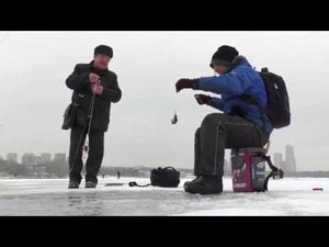 Рыбалка с Ильёй на Химкинском водохранилище 04.12.2018