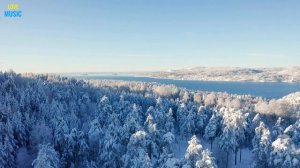 Зима.4k Video Ultra HD Relaxing Music - WINTER - Beautiful Piano Music For Stress Relief, Sleep