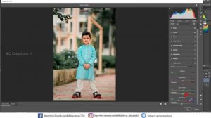 Professional Outdoor Photoshoot Preset | Dark Green XMP l Photoshop Tutorial l SC Creation II