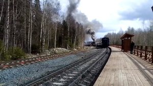 Л-2331. Отправляется с Рускеальским экспрессом в Сортавалу.  Рускеала.