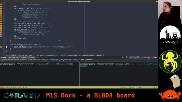 oreboot on BL808 001: M1S Dock - a BL808 board смотреть онлайн