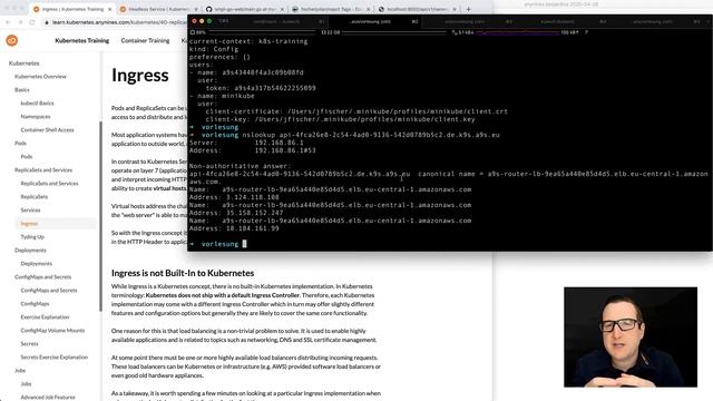 Kubernetes Training #27 | Kubernetes · ReplicaSets & Services – Ingress Part 1 смотреть онлайн