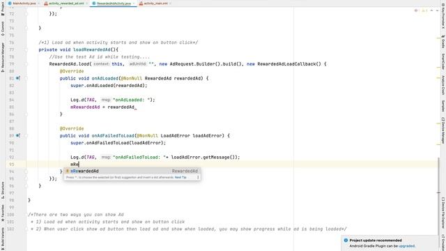 AdMob Ads | 05 Rewarded Ads | Android Studio | Java смотреть онлайн