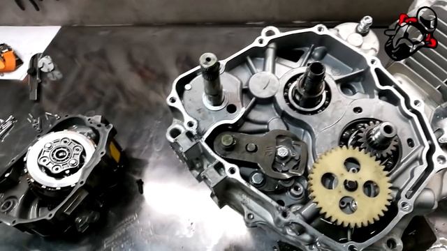 Китайский мотоцикл Racer Enduro RC150 GY . Разбираем мотор. КПП не работает. Часть 2.